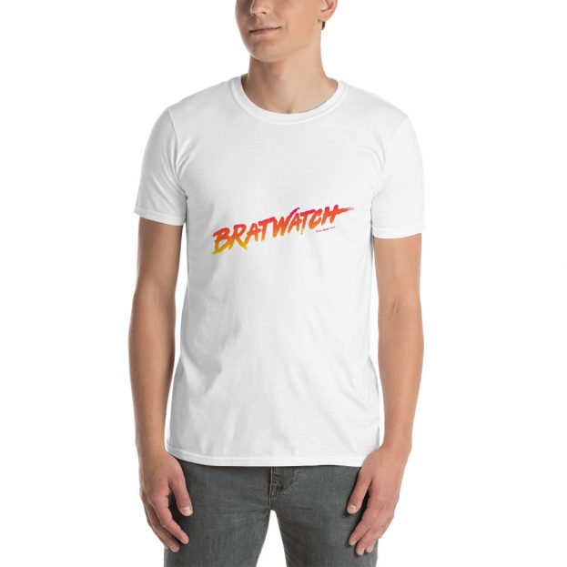 "Bratwatch" - White Short-Sleeve Unisex T-Shirt - Image 3