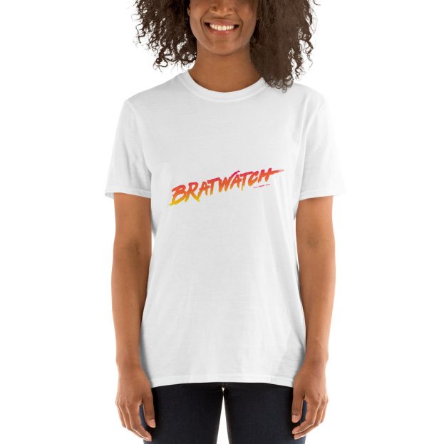 "Bratwatch" - White Short-Sleeve Unisex T-Shirt - Image 2