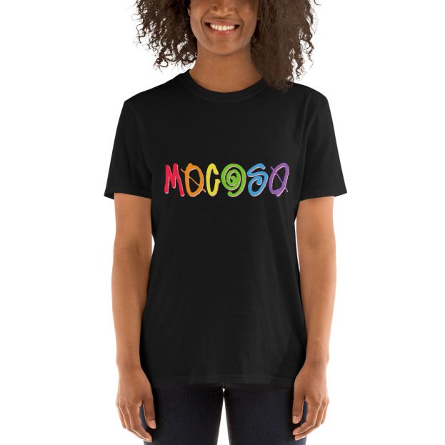 "Mocoso" Colours - Black Short-Sleeve Unisex T-Shirt